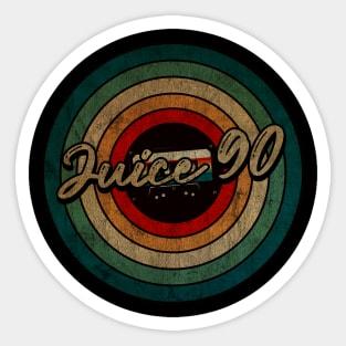 Juice 90  -  Vintage Circle kaset Sticker